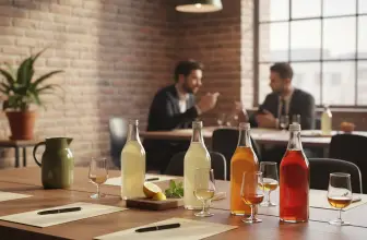 Tasting Setup für Drinkkompass-Verkoster